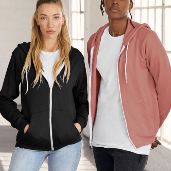 Unisex Sponge Fleece Full Zip Hoodie Thumbnail